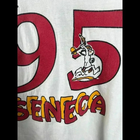 1995 Seneca Nation of Indians Long sleeve shirt size M Made in USA 90s Vintage - Picture 6 of 9